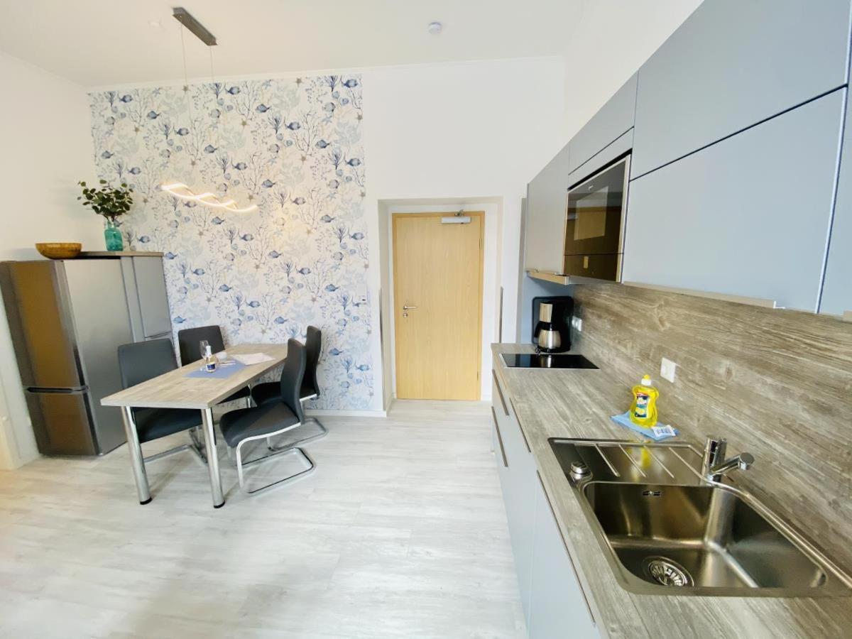 Berringer, Scholle, Direkt An Der Promenade Apartment Rostock Exterior photo